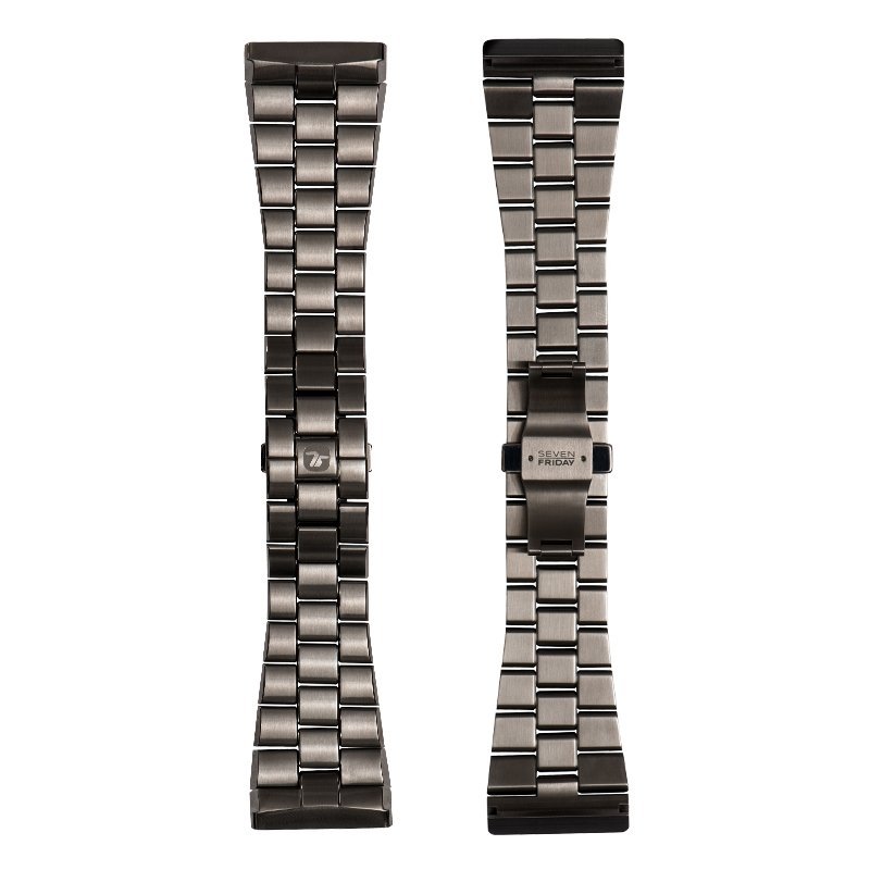 PVD GUN METAL STAINLESS STEEL BRACELET - SEVENFRIDAY AustraliaSF-METALSTRAP-002