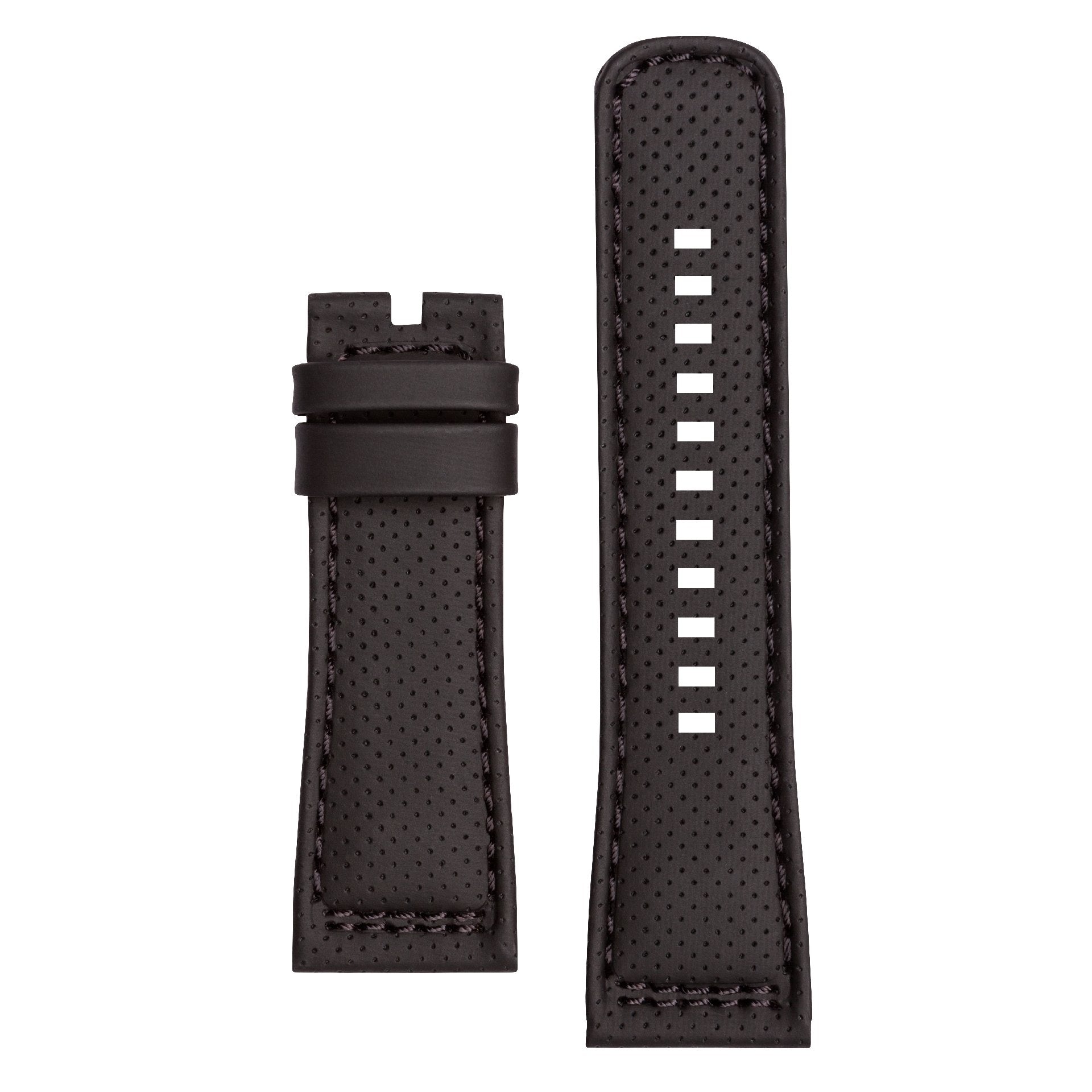 STRAP, LEATHER, BLACK, WITH BLACK STITCHING (P3/01) - SEVENFRIDAY Australia SF-STRAP-009