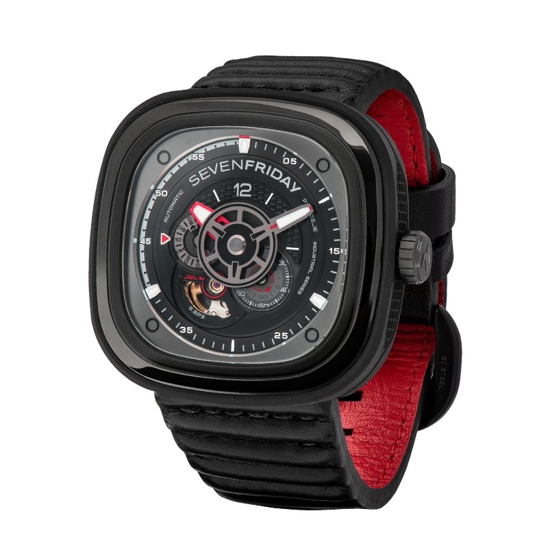 P3C/02 RACER III with Leather Strap - SEVENFRIDAY Australia SF-P3C/02L1