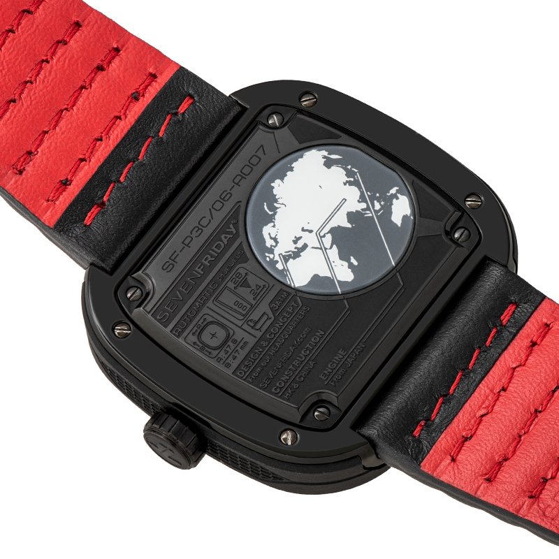 P3C/02 RACER III with Leather Strap - SEVENFRIDAY Australia SF-P3C/02L1