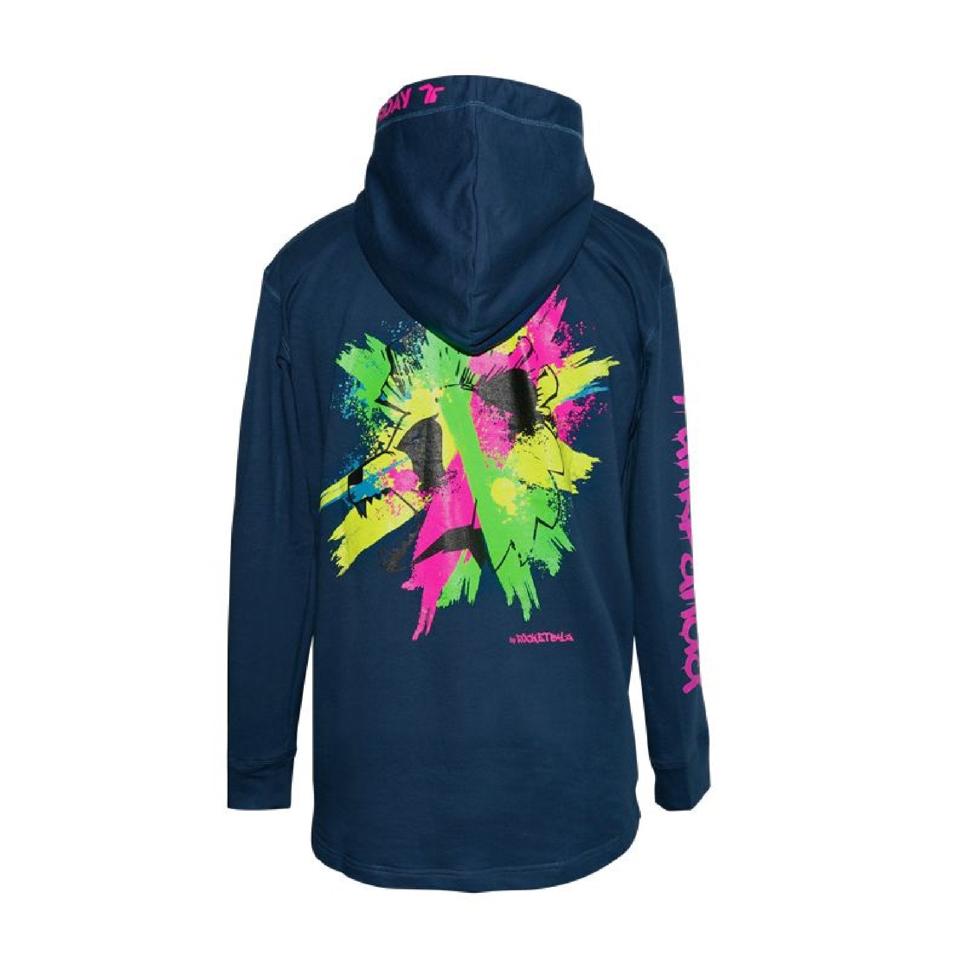 PUNK PANDA BY ROCKETBYZ Hoodie Petrol Blue - SEVENFRIDAY Australia SF-H1G/01-I