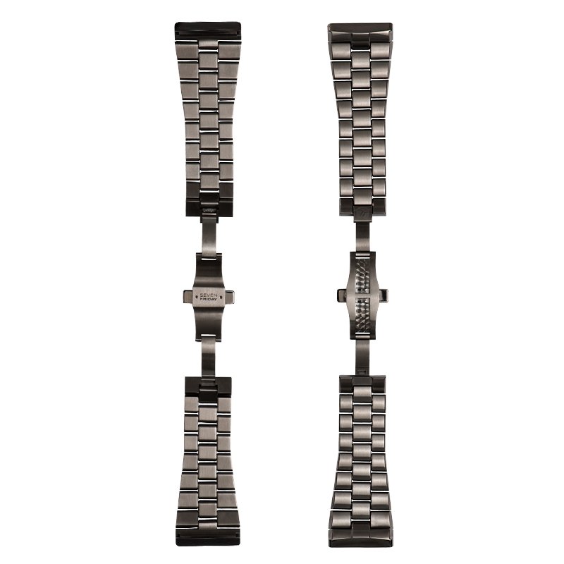 PVD GUN METAL STAINLESS STEEL BRACELET - SEVENFRIDAY Australia
