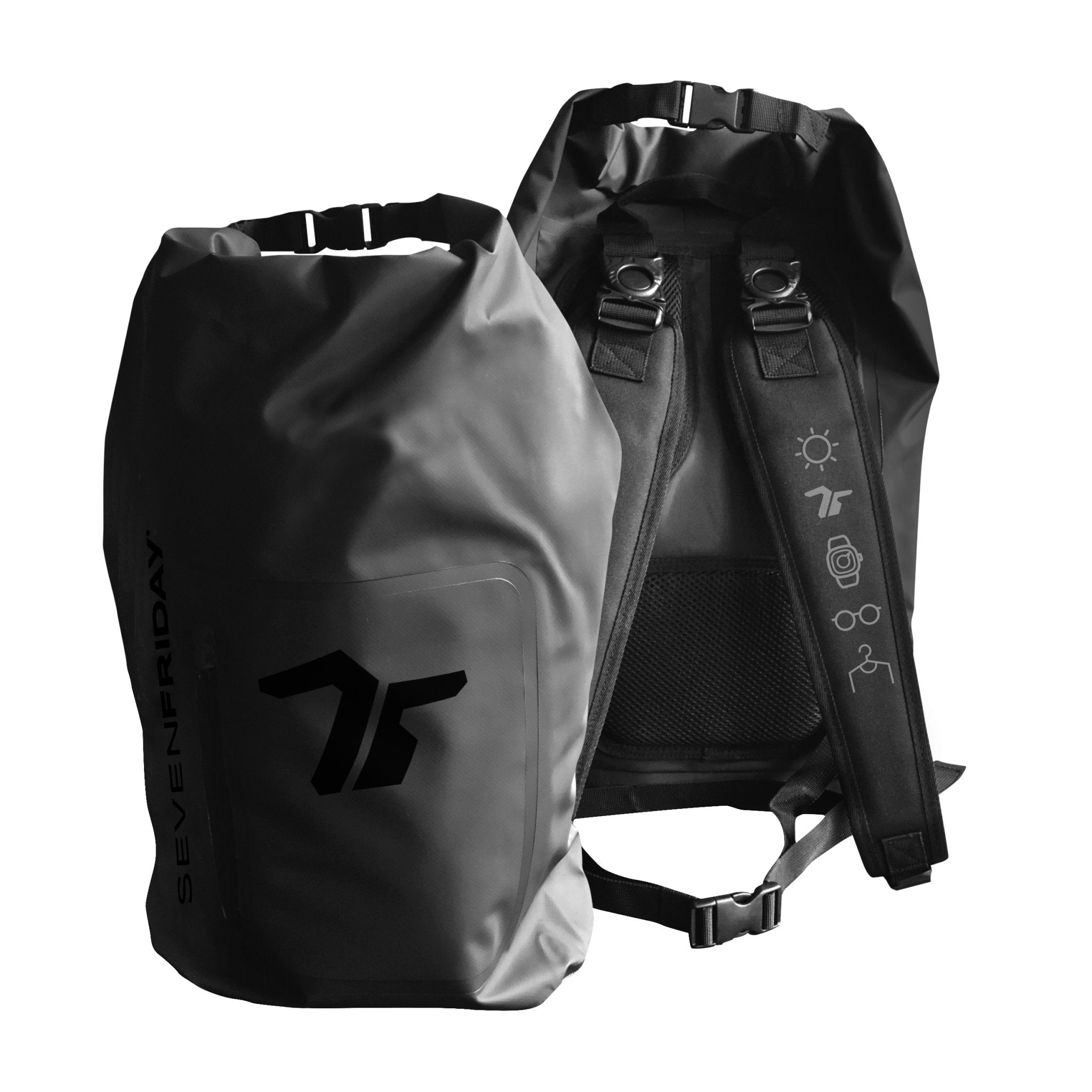 SEVENFRIDAY Waterproof Bag Full Black - SEVENFRIDAY Australia SF0281