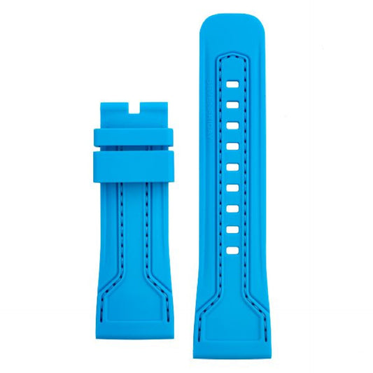 STRAP, Silicone, light blue, blue stitching (M2/03 Rocketbyz) 28/24mm - SEVENFRIDAY Australia SF-STRAP-055