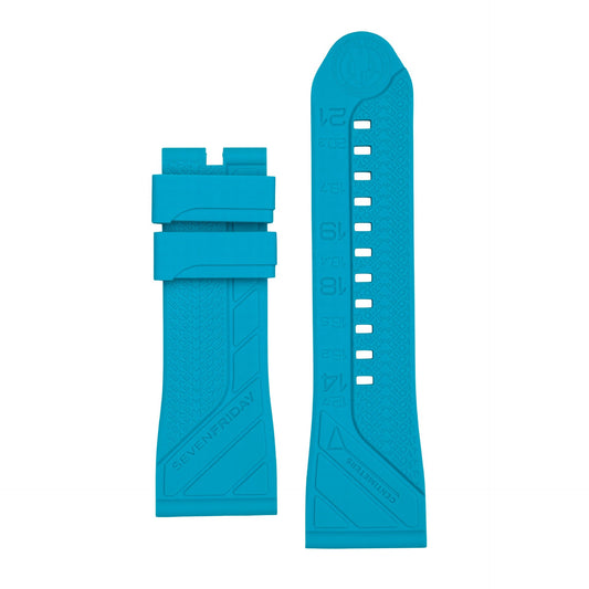 STRAP, Silicone, Turquoise Blue - SEVENFRIDAY Australia SF-STRAP-035